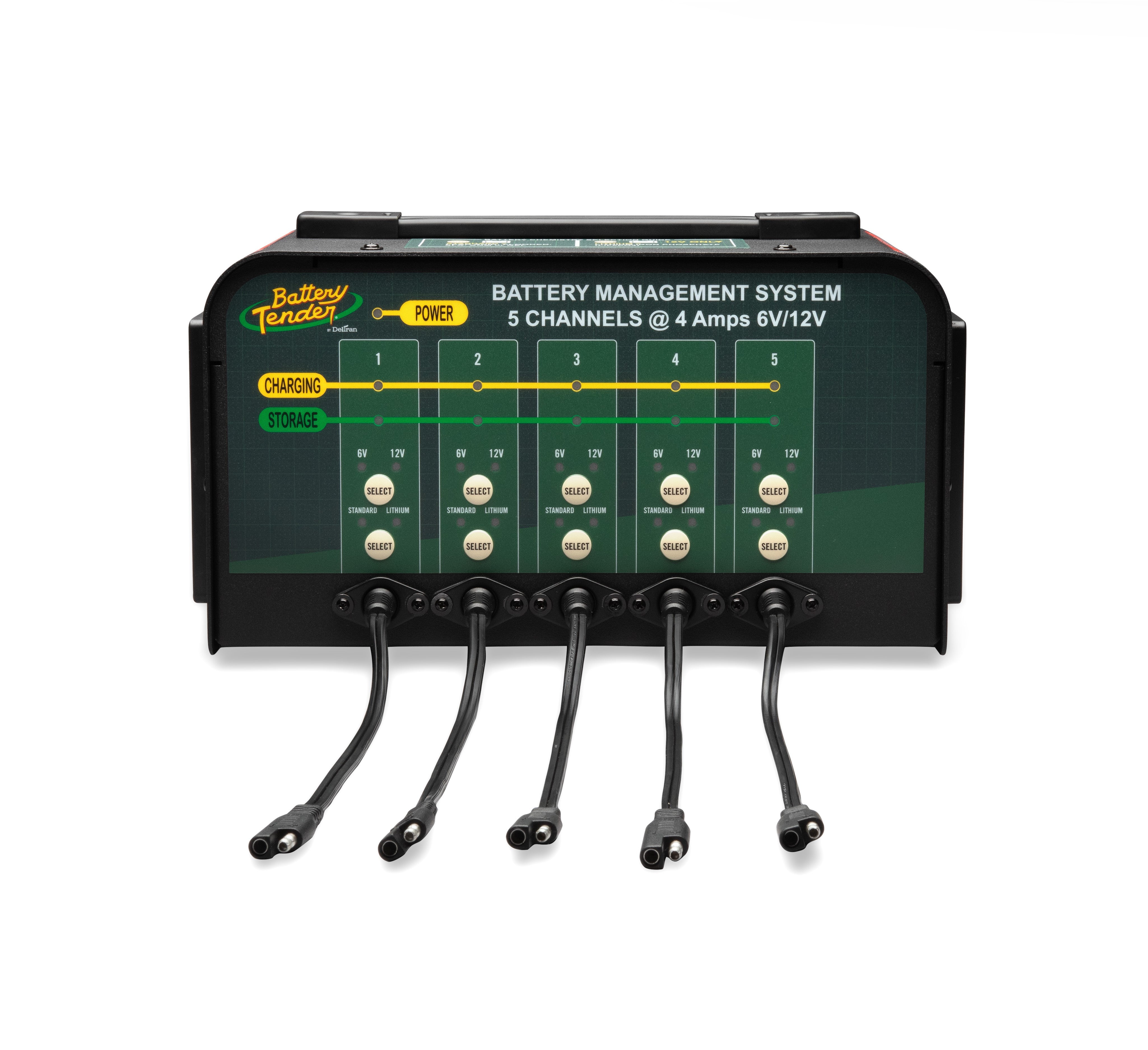 5 Bank, 4 AMP Selectable 12V / 6V Battery Charger - Battery Tender®