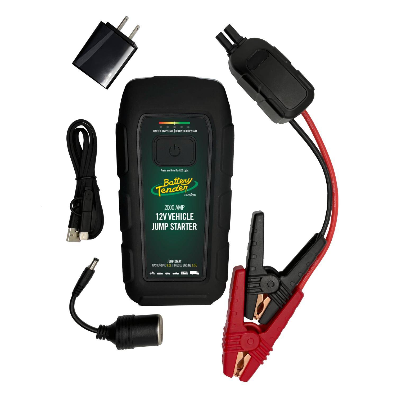 2000 AMP Jump Starter - 16000mAh Power Bank - Battery Tender®