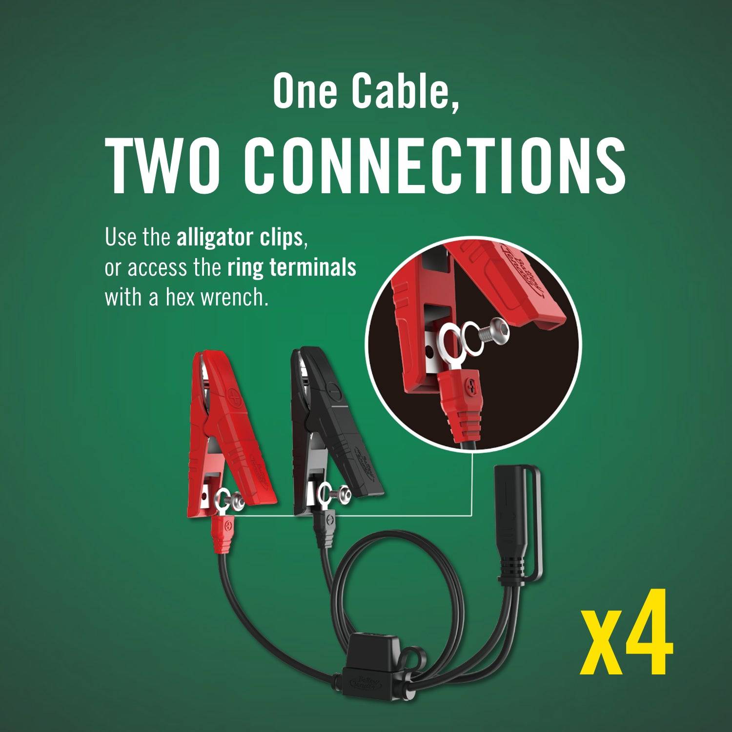 4 Bank, 1.25 AMP 12V Battery Charger - Battery Tender®