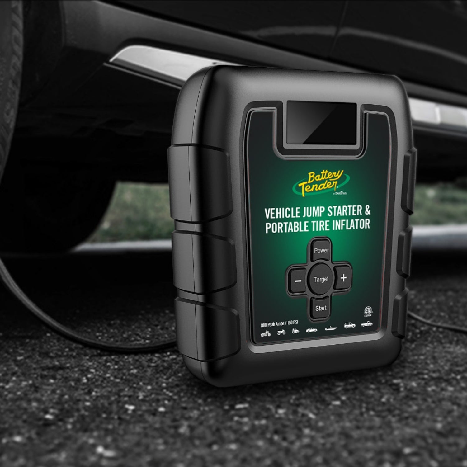 800 AMP Jump Starter and Tire Inflator from Battery Tender