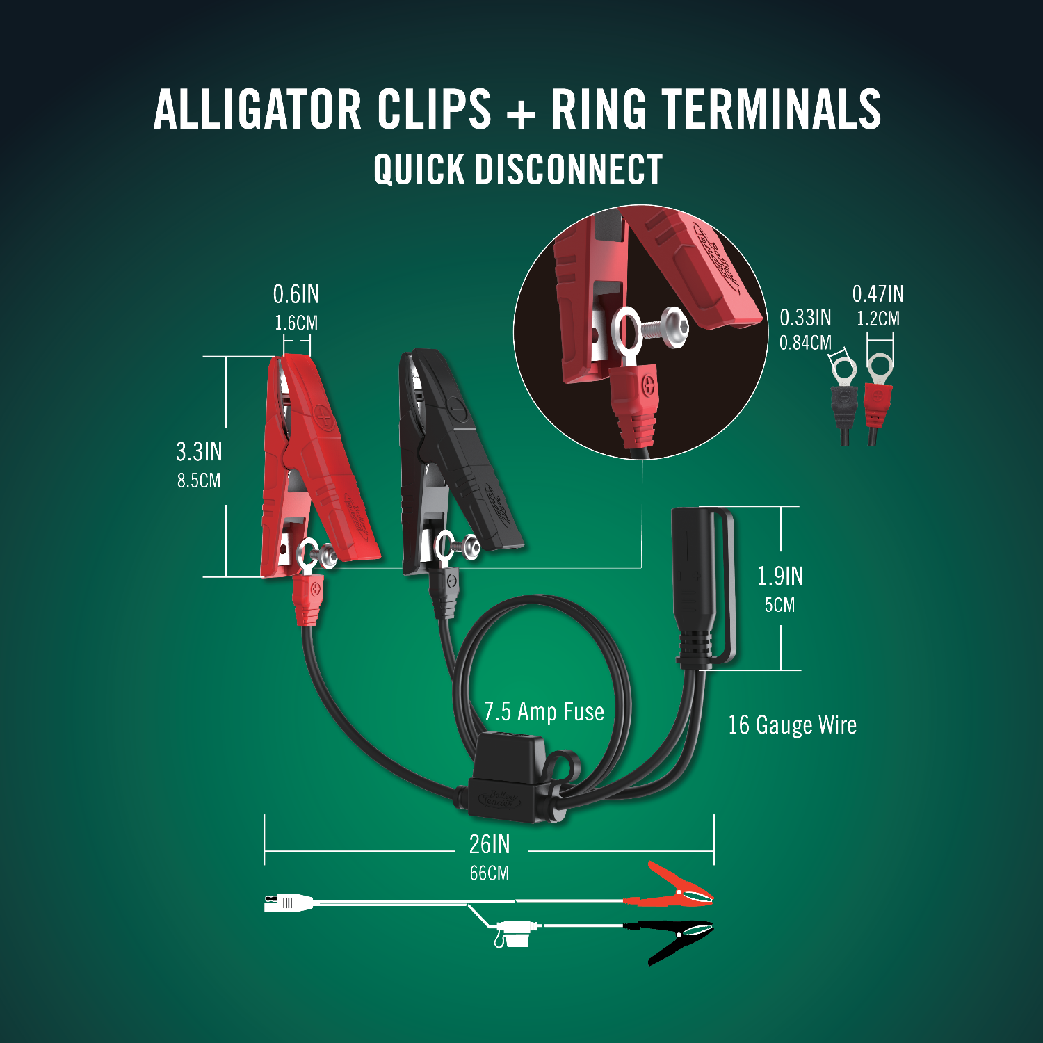 5 AMP 12V/24V Selectable Battery Charger and Maintainer - Battery Tender®
