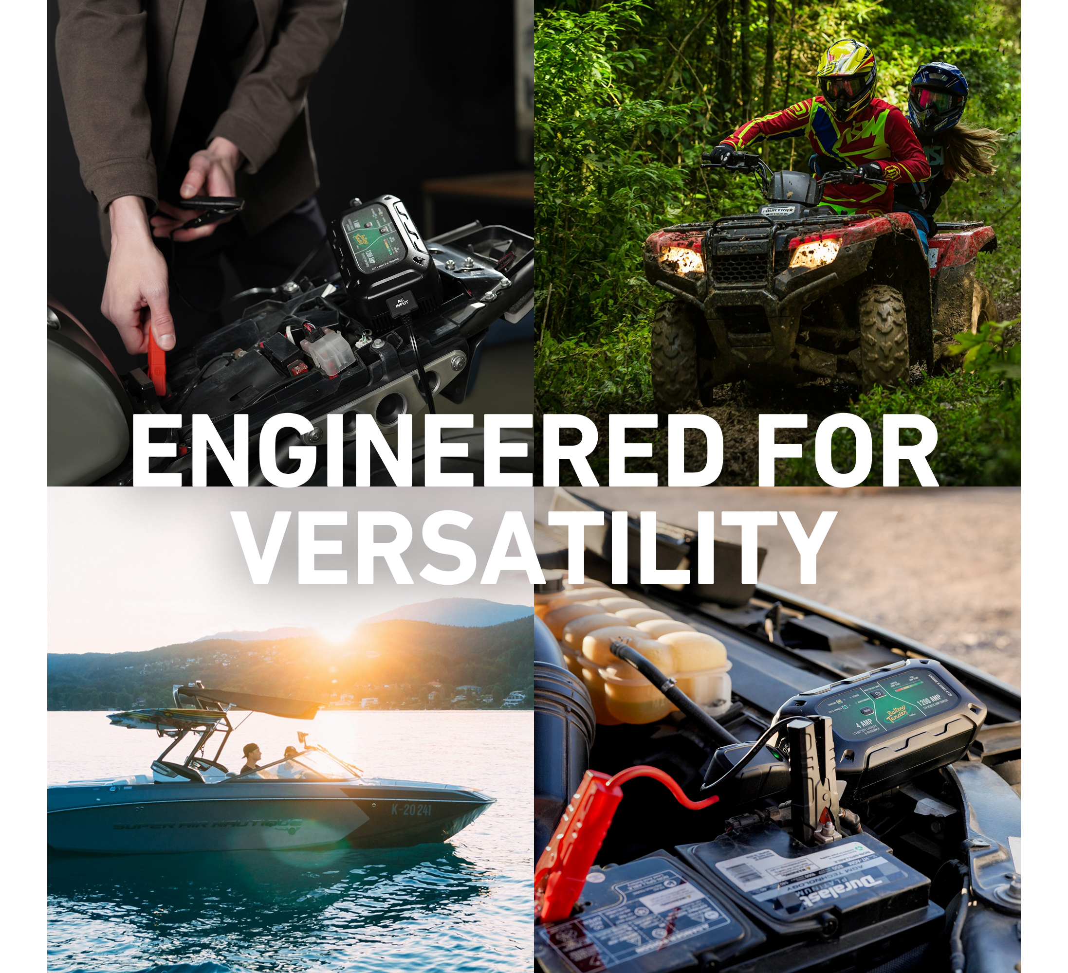 Charge N Start 4120 4 AMP Battery Charger & 1200 AMP Jump Starter - Battery Tender®